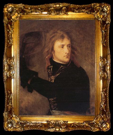 framed  Baron Antoine-Jean Gros Napoleon at Arcola, ta009-2